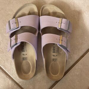 Birkenstock Light Purple Double Strap Sandals size 38